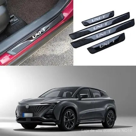 Faixa de proteção para o para-choque da porta do carro, para Changan Uni-T 2024 2025 2026, acessório protetor de soleira