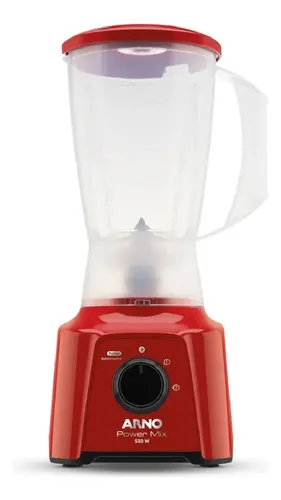 Liquidificador Arno Power Mix Lq11 1,25l 500w Verm Cor Vermelho