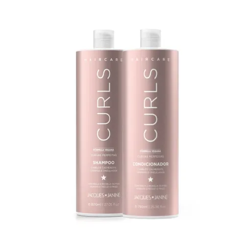 Kit Janine Professionnel Hair Care Curls Shampoo 800ml + Condicionador