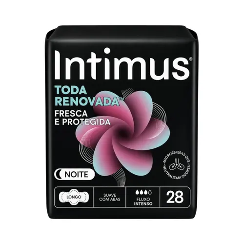 Absorvente Externo Dia e Noite Ultrafino Intenso com Abas Versão Suave