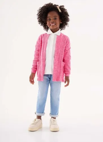 Cardigan em Material Sintético Infantil para Menina (Rosa) Up Baby