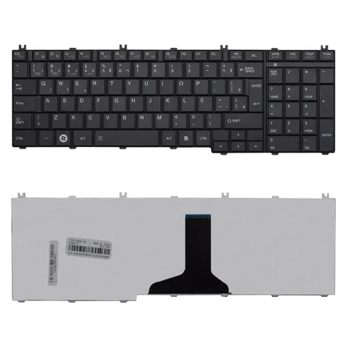 Teclado para Notebook Toshiba Satellite L750-SERIES ABNT2 Preto