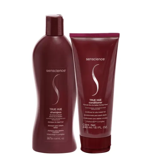 Kit Senscience True Hue Shampoo 280ml e Condicionador 240ml