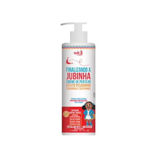 Creme de Pentear Widi Care Finalizando a Jubinha Efeito Pesadinho