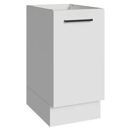 Balcão de Cozinha 40 cm 1 Porta (Sem Tampo) Branco Agata Madesa