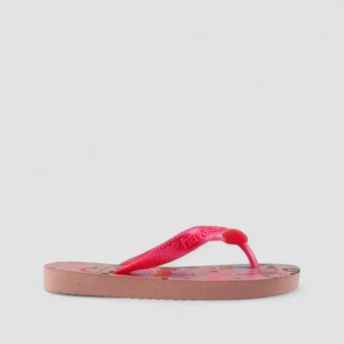 Chinelo Infantil Havaianas Top Floral Original Rosa