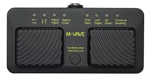 M-Vave Cube Turner Pro Pedal de giro de página sem fio preto