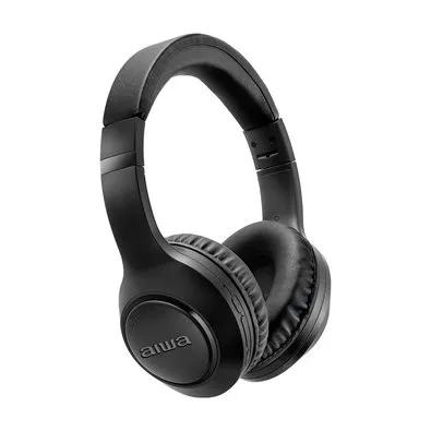 Headphone AIWA, Bluetooth 5.4, Cancelamento de Ruído ANC, Preto - AWS-HP-04-B