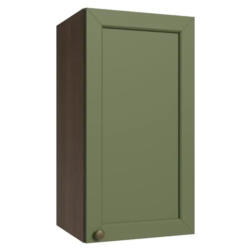 Armário Aéreo 35 cm 1 Porta Rustic/Verde Vik Madesa