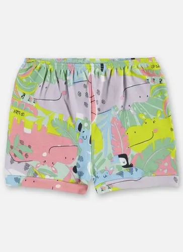 Shorts em Suedine Essentials para Bebê Menina (Verde) Up Baby