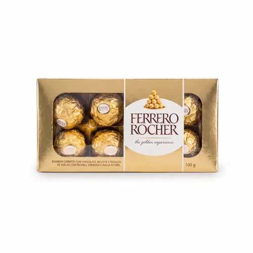 Caixa de Bombom Ferrero Rocher 100g