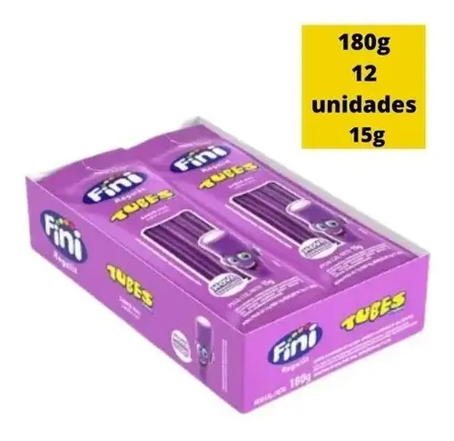 Fini - Tubes - Uva - 15g - C/12