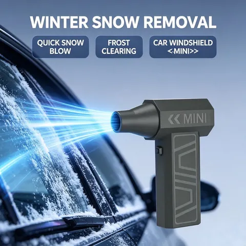 Novo Mini Ventilador Turbo Jet 110000RPM, Soprador de Ar sem Fio Super Potente, Vento Forte, Soprador de Ar Elétrico Recarregável para Limpeza de Carros