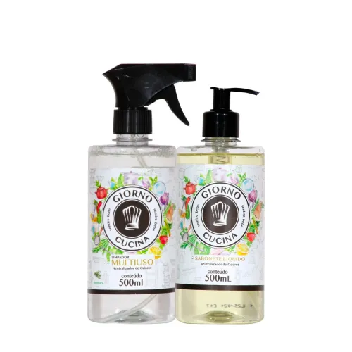 Kit Giorno Cucina Sabonete Líquido e Limpador Multiuso 2 Produtos