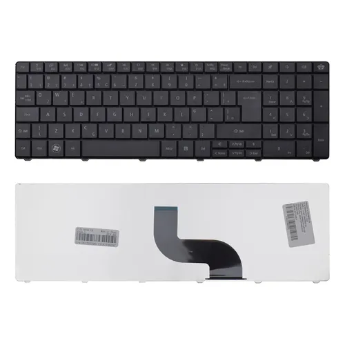 Teclado para Notebook Gateway Nv Series NV55C26U ABNT2 Preto