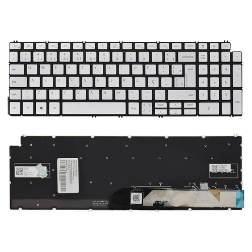Teclado para Notebook Dell Inspiron 15-7591 ABNT2 Cinza