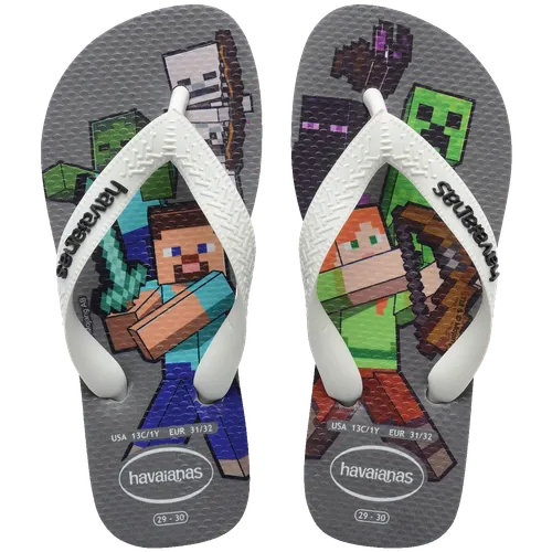 Chinelo Havaianas Infantil Minecraft