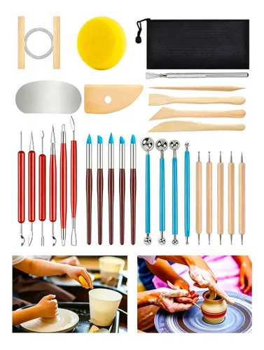 Bevafox Kit de Ferramentas de Esculpir,ferramentas de Cerâmi