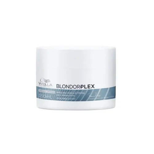 Máscara Wella BlondorPlex Reparadora Força e Brilho 150 ml