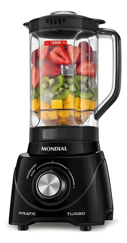 Liquidificador Pratic Turbo, Mondial, 550W - L-98-B