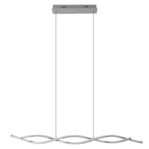 Pendente Led Metal Alumínio Branco 30w Flow - LED BRANCO NEUTRO (4000K)