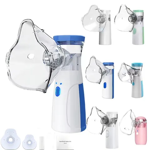 Nebulizador de malha portátil para humanos e animais – inalador ultrassônico silencioso para crianças, adultos, animais de estimação e uso veterinario ​