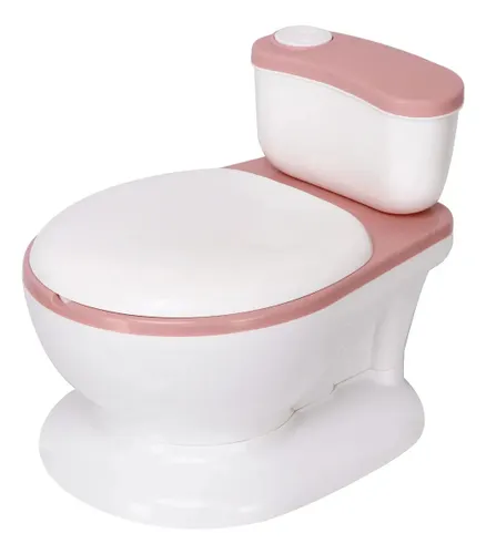 Ohana baby penico troninho vaso sanitario infantil privadinha desfralde cor rosa lisa