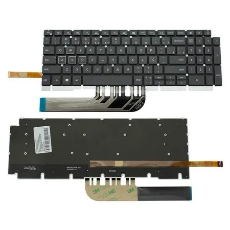 Teclado para Notebook compatível com Dell G15 5511 ABNT2
