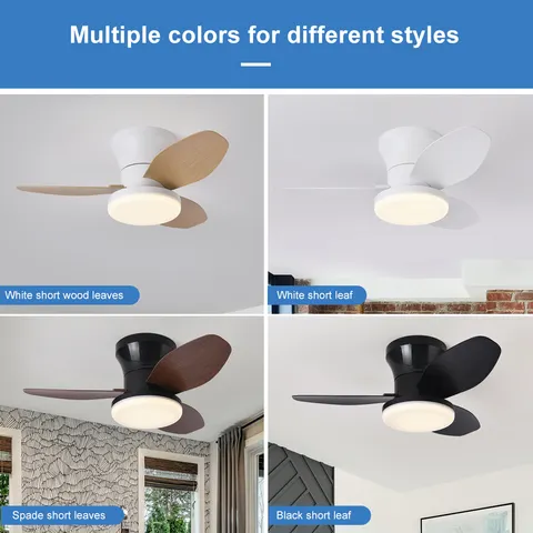 Luminárias de Teto com Ventilador Nórdicas, Quartos, Salas de Estudo, Salas de Jantar, Luminárias de Teto com Ventilador Modernas e Minimalistas, Quartos Infantis, Comercial O