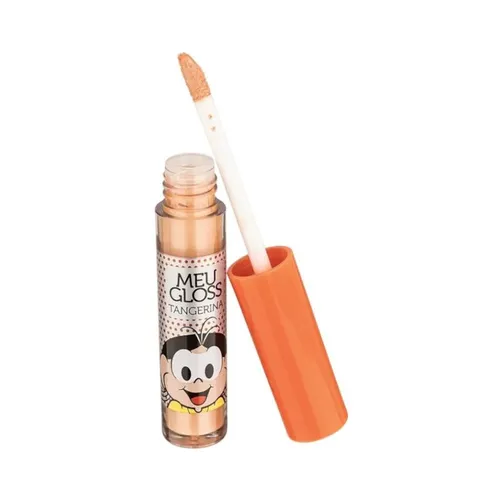 Batom Meu Lip Gloss Blister Turma da Mônica Tangerina