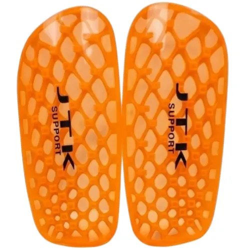 Caneleira Futebol Adulto Flexível Confortável C42297 (G) - Laranja