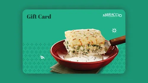 Gift Card Abbraccio - R$150
