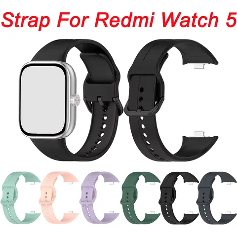 Pulseira de Substituição para Redmi Watch 6/5/4/Xiaomi Smart Band 10/9/8 Pro, Comprimento Ajustável, Pulseira Flexível Unissex para Redmi Watch 5