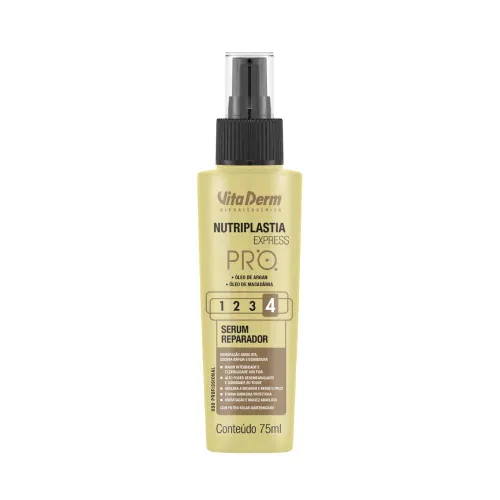 Serum Vita Derm Nutriplastia Express Oleo Reparador de Pontas 75 ml