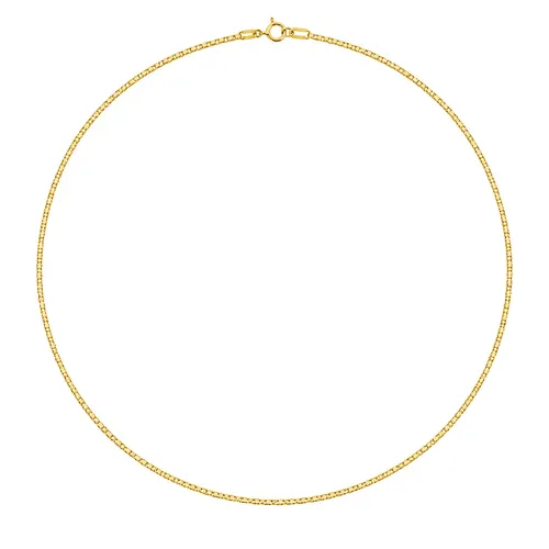 Corrente piastrine 60 cm em ouro 18K