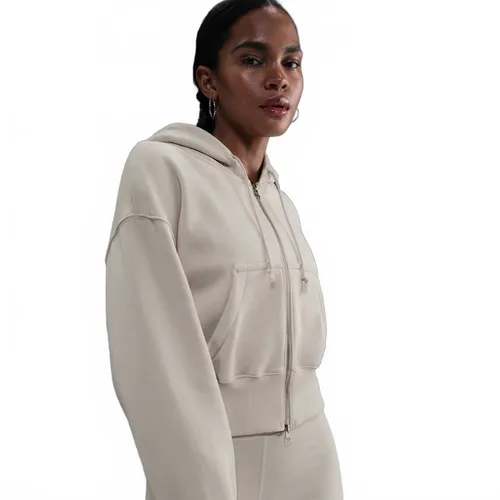 Blusão Cropped Nike Sportswear Phoenix Fleece Feminino