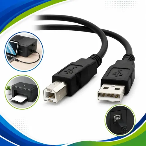 Cabo Usb para Impressora Universal Alta Velocidade Gurumania