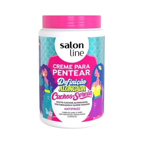 Creme de Pentear Salon Line Definição Alongada Cachos de Sereia 1kg