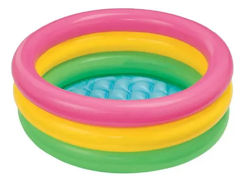 Piscina inflável multicolorida redonda para crianças Intex 58924