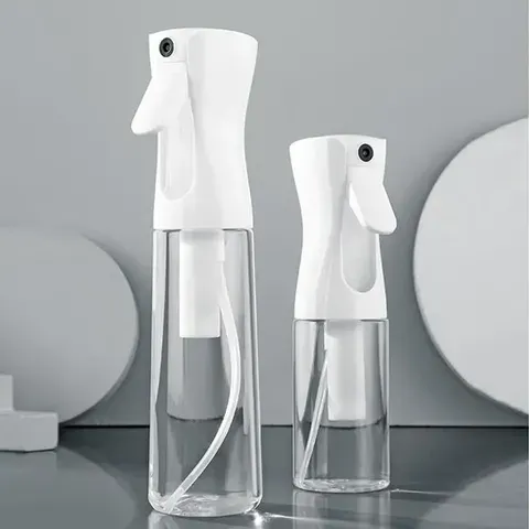 Frasco Pulverizador de Alta Pressão com Spray Contínuo para Cuidados com os Cabelos, Maquiagem e Reposição de Água - Frasco Separado com Spray de Névoa Pressurizada