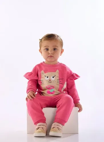 Conjunto de Moletom para Bebê Menina