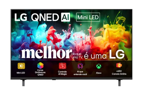 Smart TV LG QNED Mini LED AI 4K QNED70 65 polegadas 2026 - 65QNED70BSA