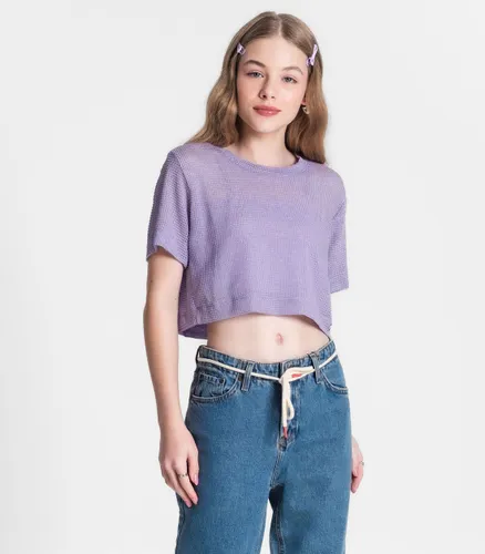 Blusa Juvenil Feminina com Sobreposição Minty - Moda Feminina e Masculina, Itens para Casa e Mais l Rovitex