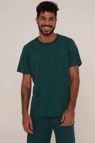Camiseta Malha Flamê Verde Esmeralda