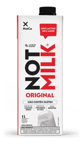 Bebida Vegetal NotMilk Original 1L