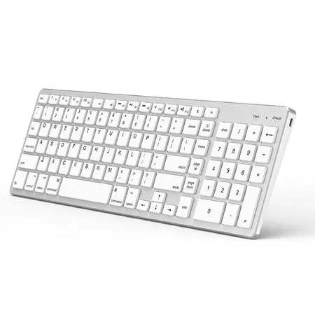  Teclado Bluetooth compatível com macOS Teclado wireless compatível com MacBook Pro/Air, iMac, Mac mini, PC MAC