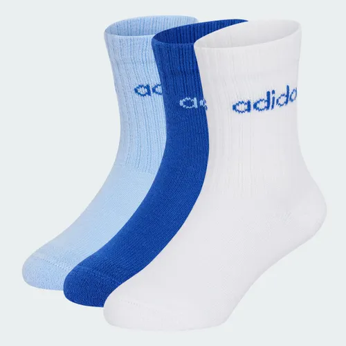 Meias DE Cano Médio Infantis Linear Kids 3 Pares POR Embalagem Kids adidas