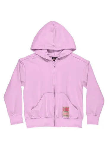 Jaqueta Juvenil em Molecotton para Menina (Roxo) Gloss