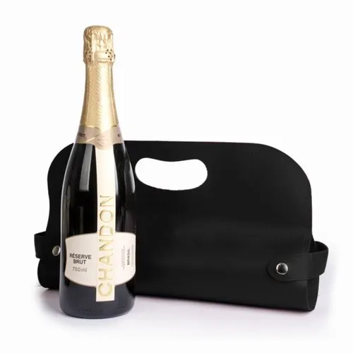 Bag de Couro com Chandon