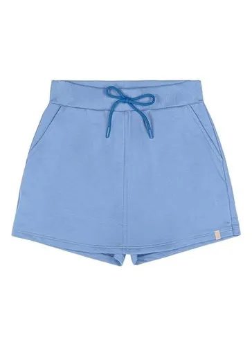 Short-Saia Juvenil em Moletom (Azul) Gloss